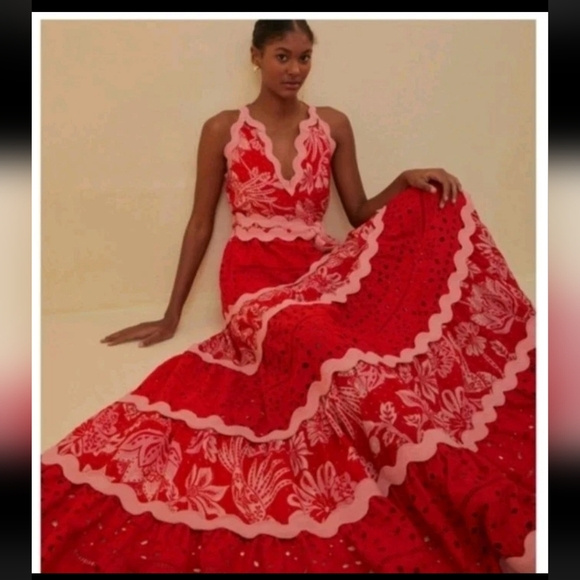 FARM Rio Flowerful Birds Maxidress